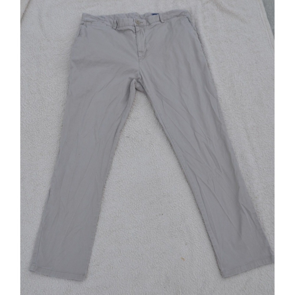 Vineyard Vines Pants Men 38X32 Khaki Flat Front Club Chino Straight Leg Prepcore